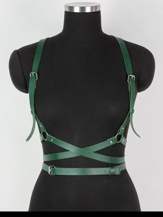 Fairy Harness Belt in Dark Green New